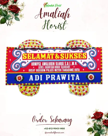 Papan Bunga Ucapan Selamat Sumberboto